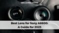 Best Lens for Sony A6600