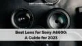 Best Lens for Sony A6600