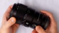 sony fe 90mm on a white background