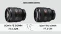 Sony FE 50mm f1.4 GM and Sony FE 50mm f1.2 GM side by side pictures