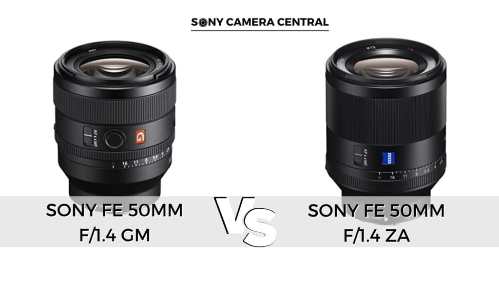 Sony 50mm F1.4 G Master vs Sony 55mm F1.8