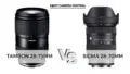 Tamron 28-75mm vs Sigma 28-70mm comparison