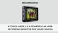 An image of Atomos Ninja V 5 on a gray background