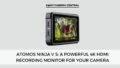 An image of Atomos Ninja V 5 on a gray background