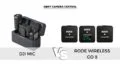 side by side images of DJI Mic vs Rode Wireless Go II.