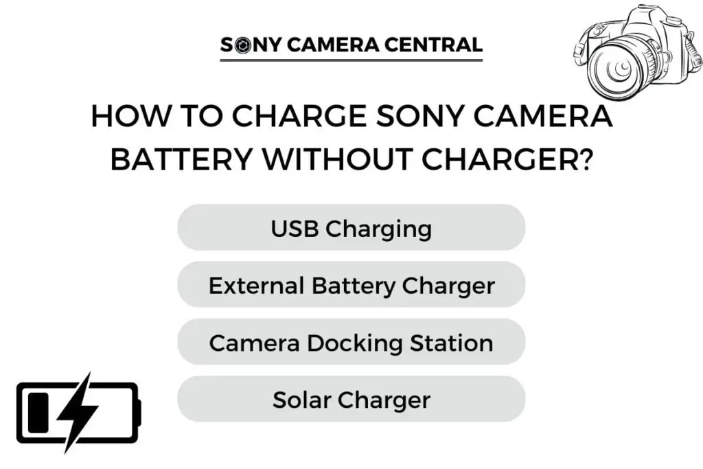 How to Charge Sony Camera Battery Without Charger? 3 Ways