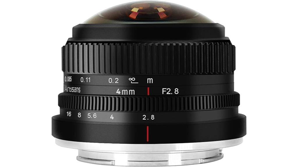 detailed review of 7 artisans 4mm fisheye lens