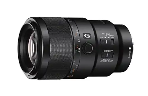 Sony FE 90mm f/2.8-22 Macro G OSS Standard-Prime Lens for Mirrorless Cameras