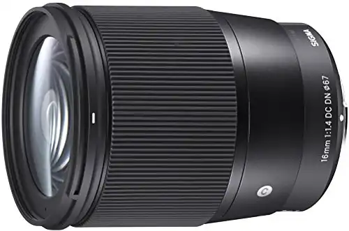 Sigma 16mm f/1.4 DC DN Contemporary Lens for Sony E