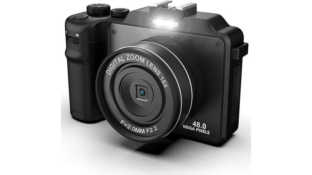 4k 48mp wifi vlogging camera