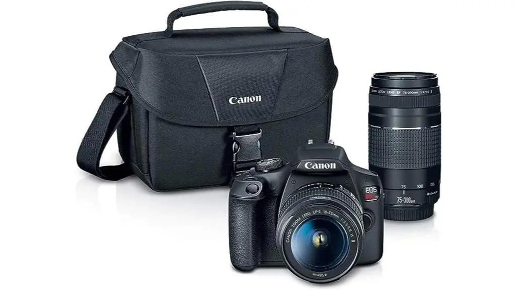 canon t7 with dual lenses