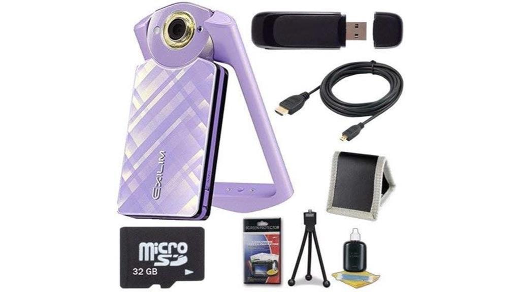 casio selfie camera bundle