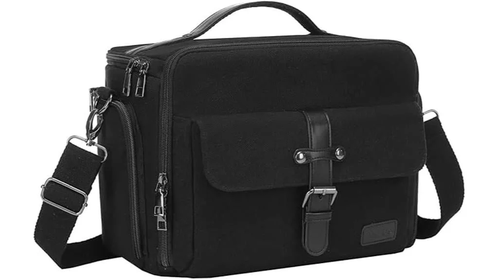 compact camera bag with rain cover