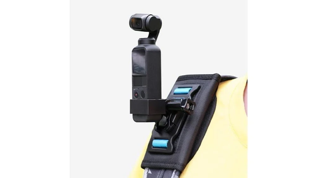 convenient backpack mount for osmo pocket
