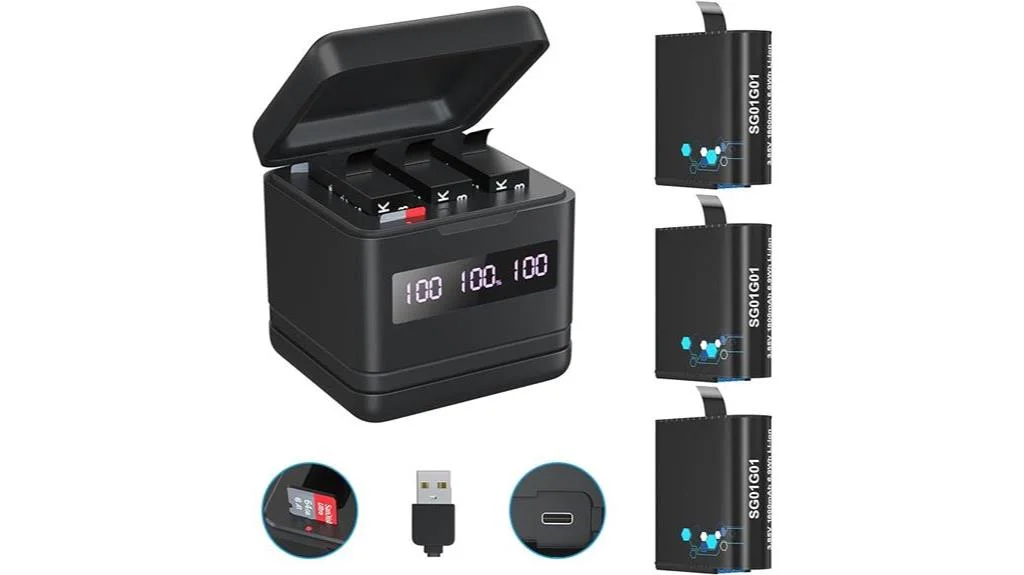 fast charging gopro accessories