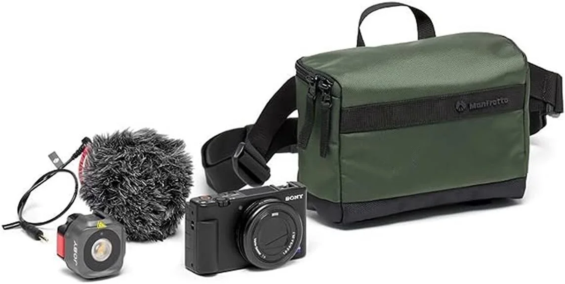 green manfrotto belt bag