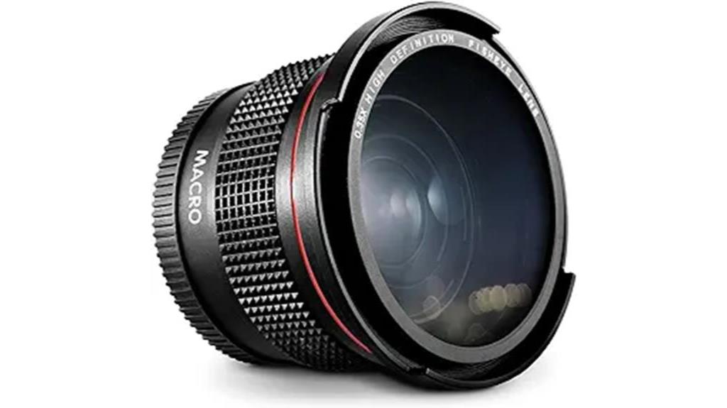 high definition fisheye lens for nikon with 0 35x magnification