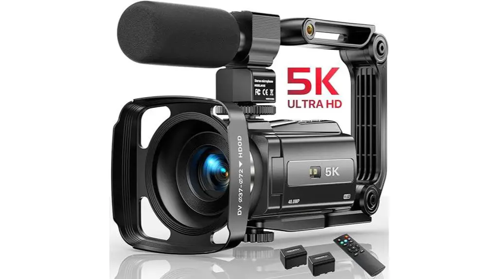 high quality 5k video camera with wifi and night vision