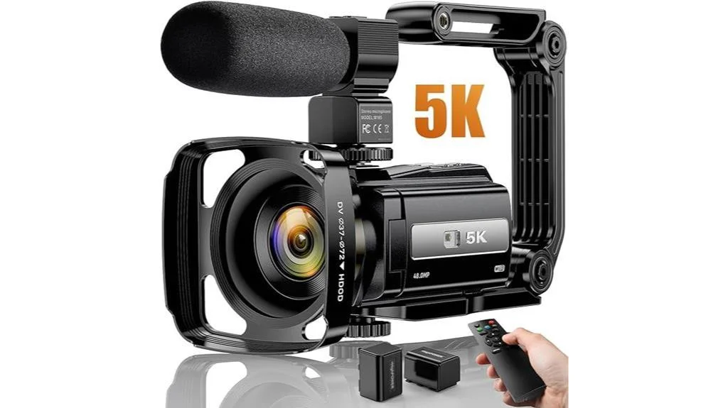 high quality 5k video recording