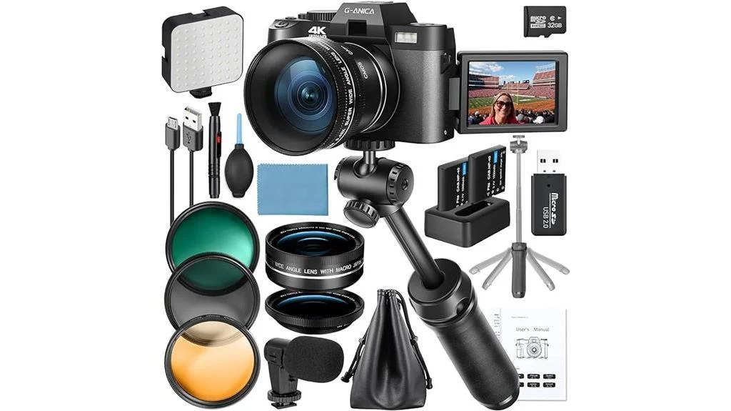 high quality vlogging camera bundle