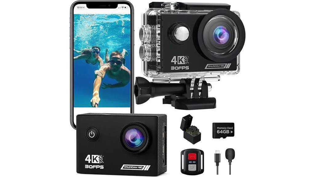 high resolution 4k action camera