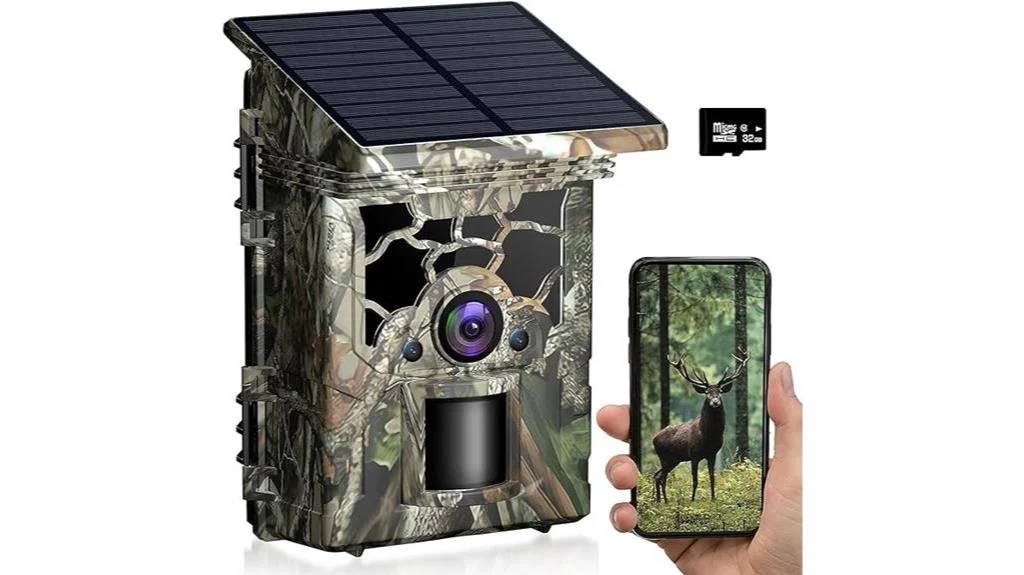 high resolution solar powered trail camera