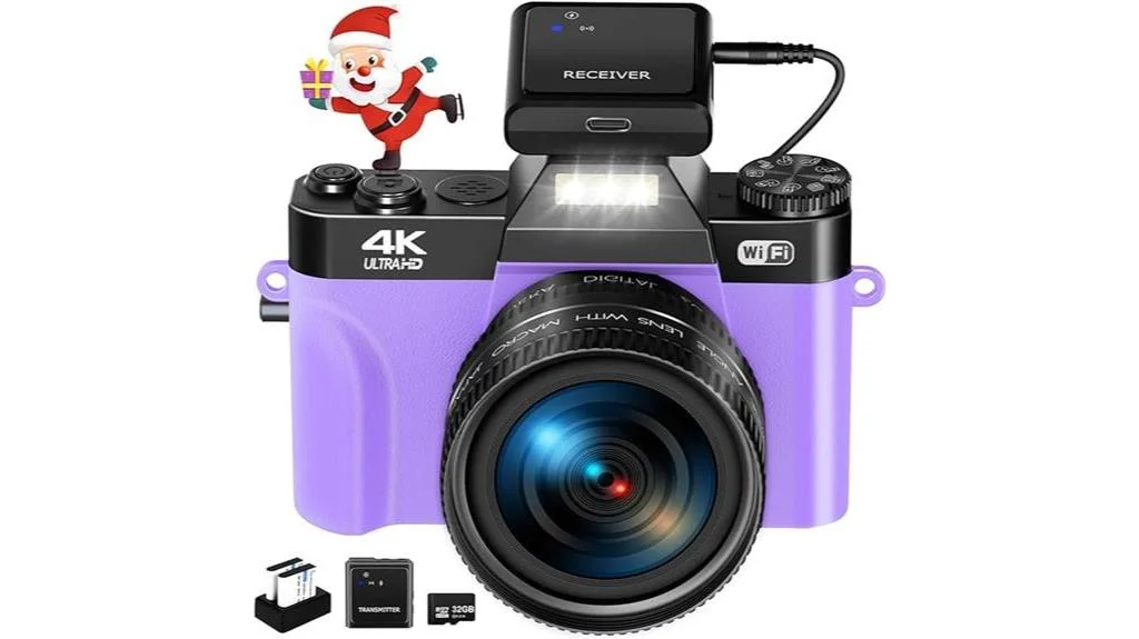 high resolution wifi camera for vlogging