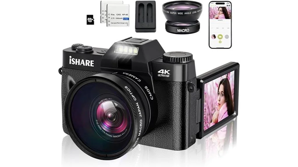 ishare 4k digital camera