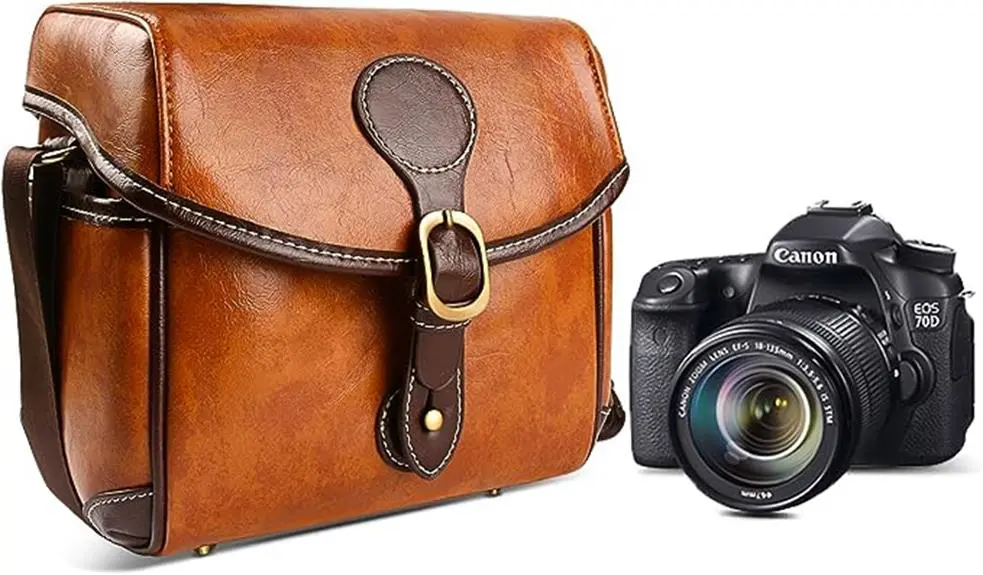 leather dslr camera bag
