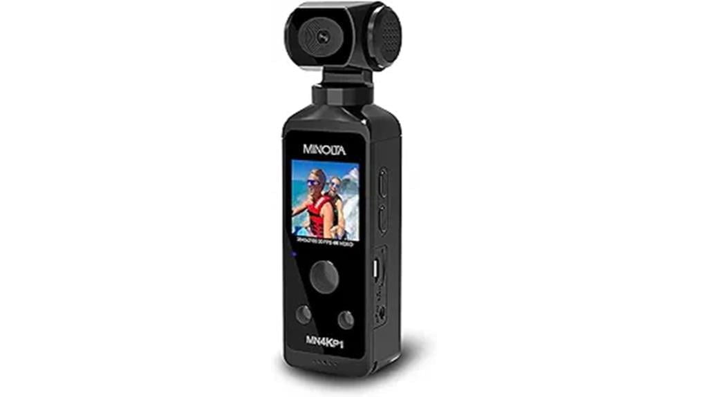 minolta 4k wi fi camcorder