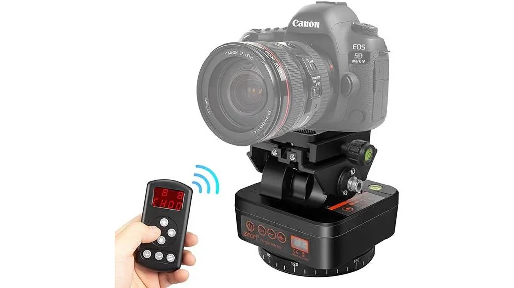 motorized camera mount with remote control