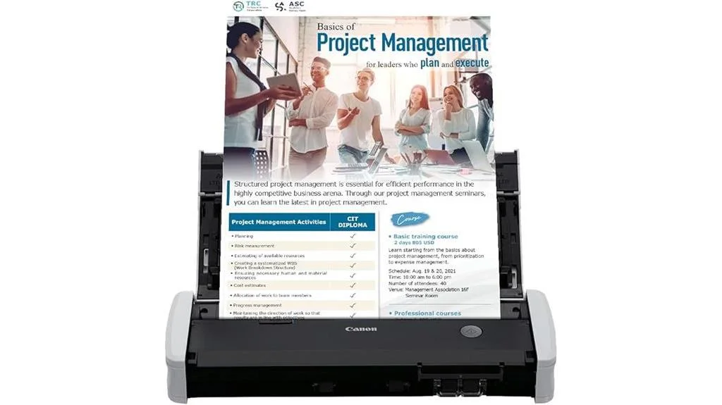 portable document scanner details