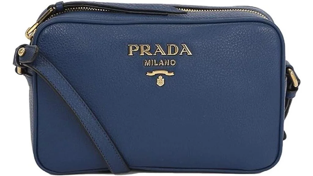 prada royal blue camera bag