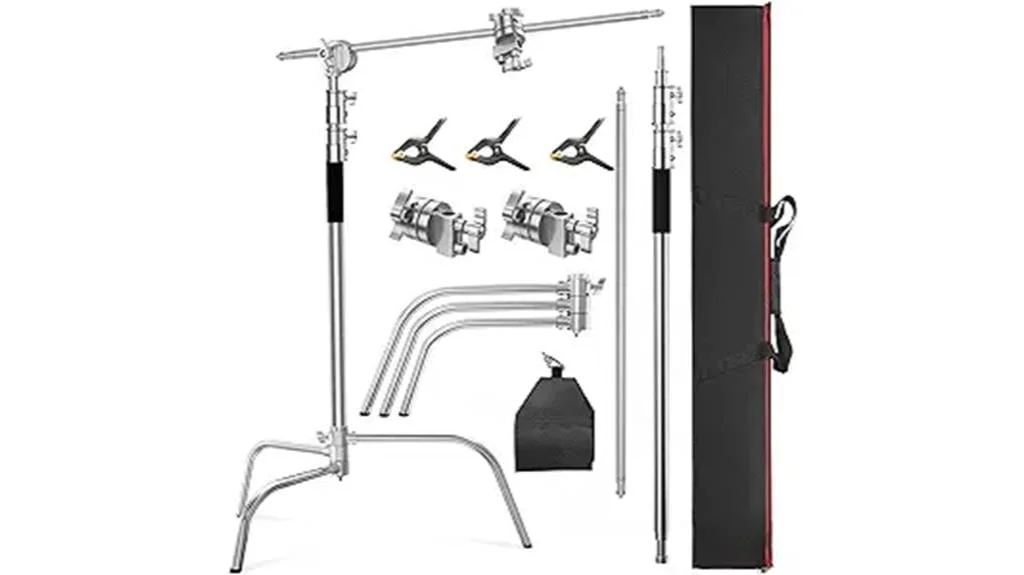 sturdy stainless steel c stand