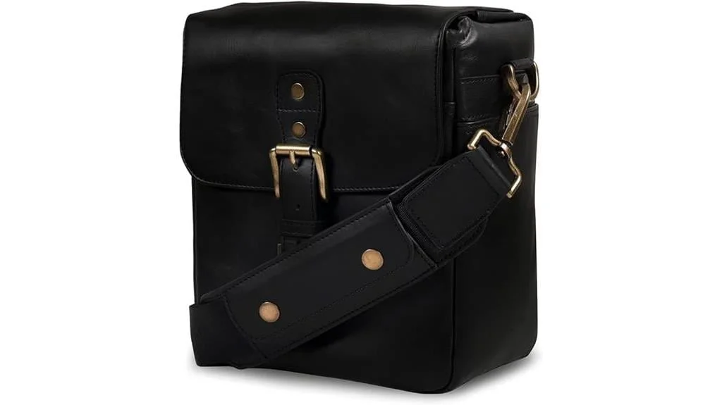 stylish leather bag for cameras