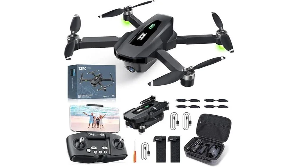 tenssenx gps drone 4k camera