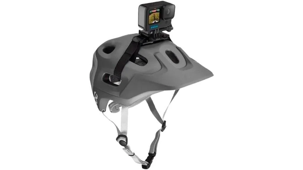 vented helmet strap mount