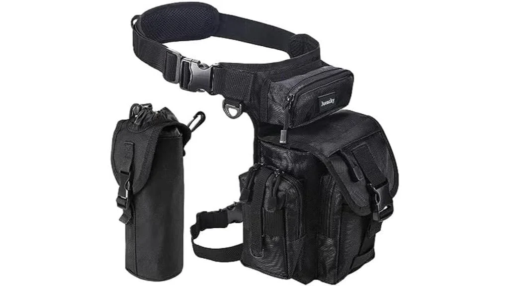 versatile leg bag with hydration