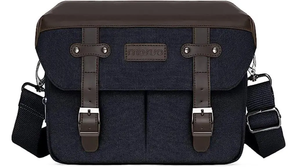 vintage leather camera bag