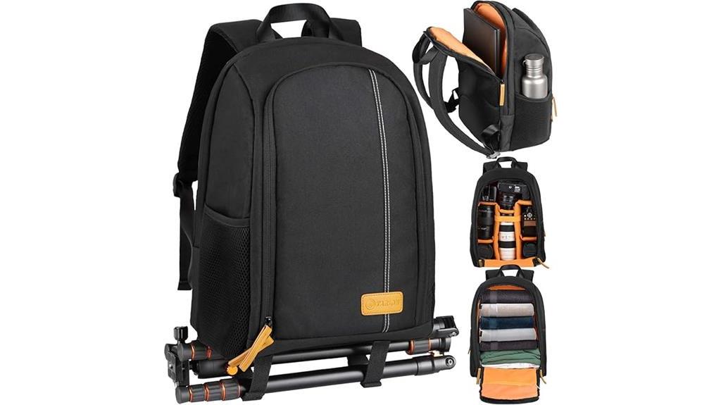 waterproof camera backpack with laptop compartment