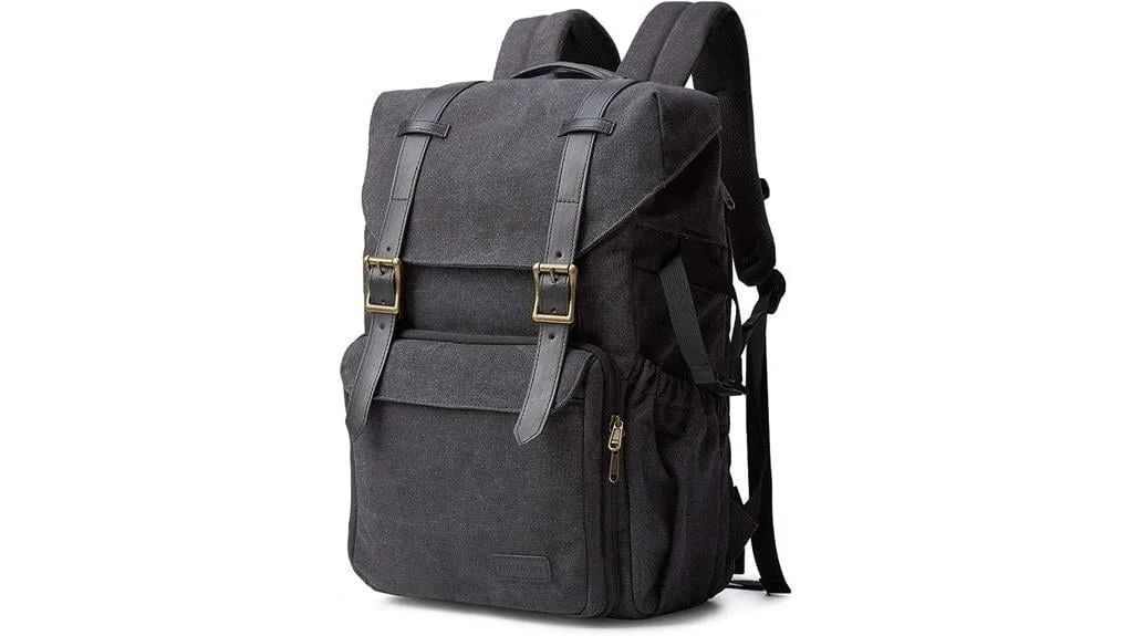 waterproof camera backpack with laptop compartment and tripod holder