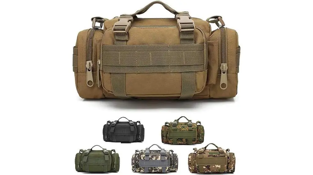 waterproof camo duffel waistbag