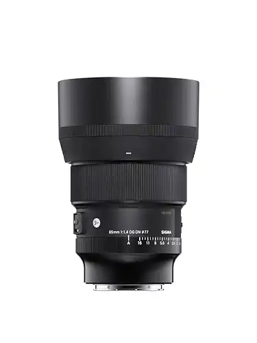 Sigma 85mm F1.4 DG DN Sony E (322965), Black