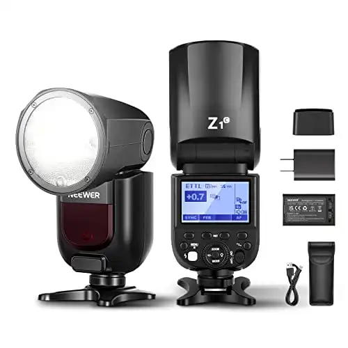 NEEWER Z1-C TTL Round Head Flash Speedlite