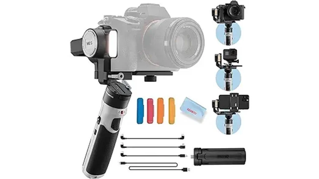 compact camera stabilizer device