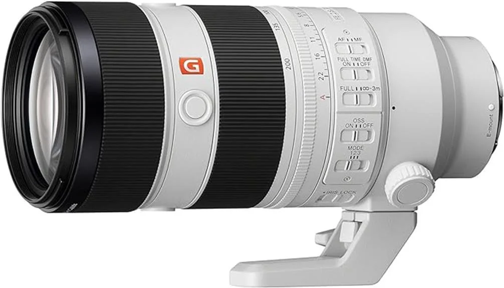high quality sony telephoto lens