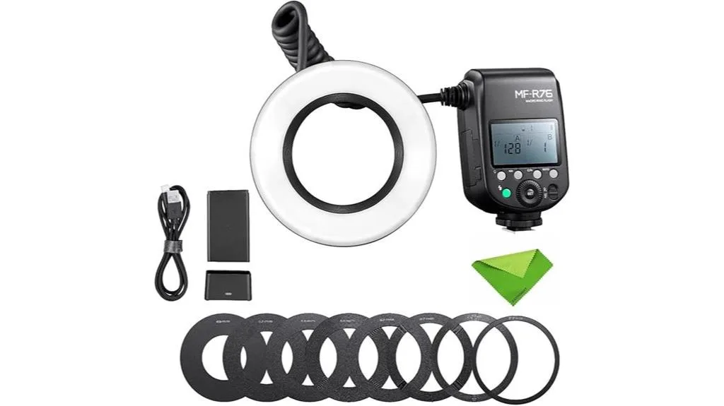 macro led ring flash