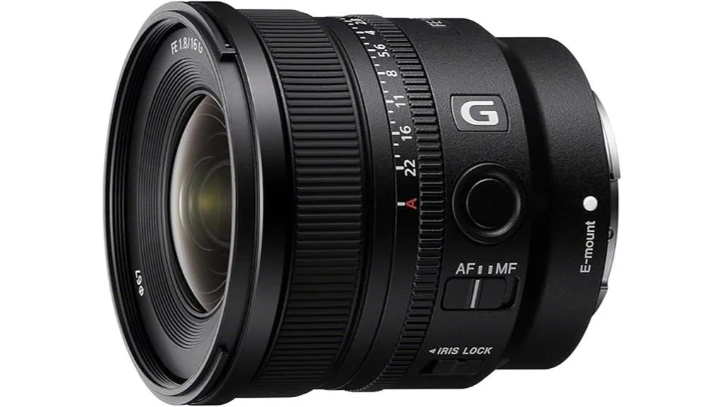sony 16mm f 1 8 lens
