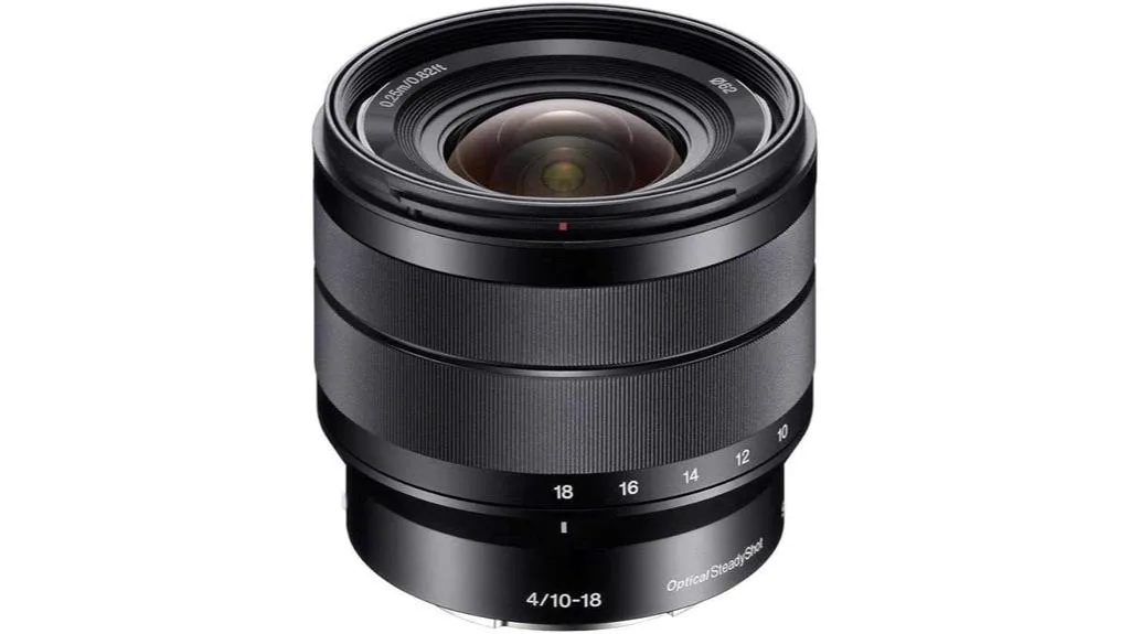 sony wide angle zoom lens