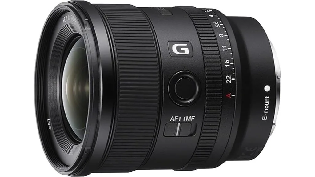 ultra wide prime lens sony